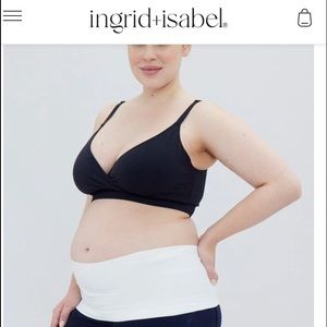 Ingrid and Isabelle - Maternity. White Bellaband size 2